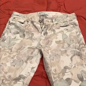 7 for All Mankind floral jeans